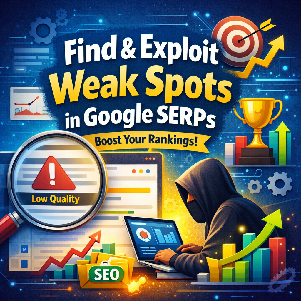 Find & Exploit Weak Spots in Google SERPs 2 SERP weak spots