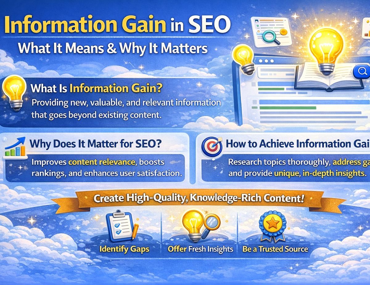 Information Gain in seo