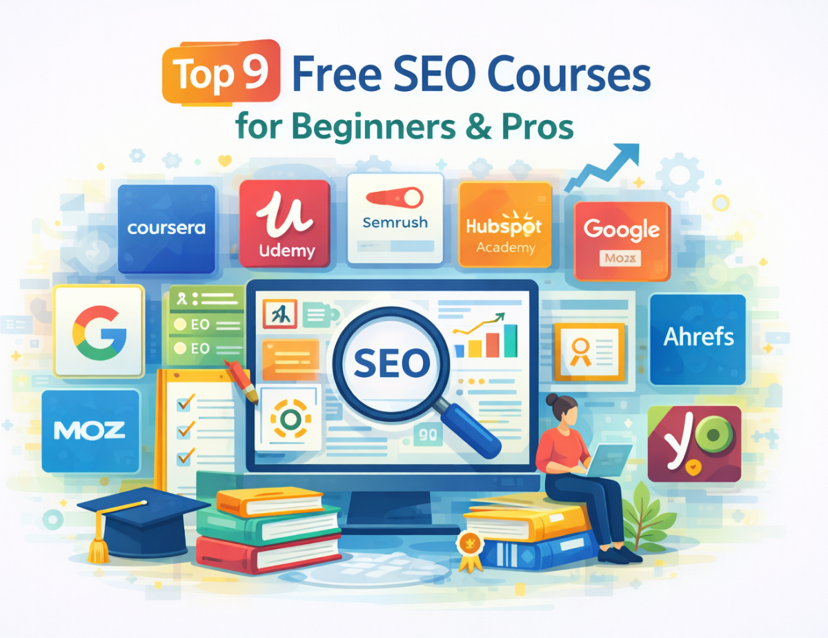Top 9 Free SEO Courses for Beginners Pros