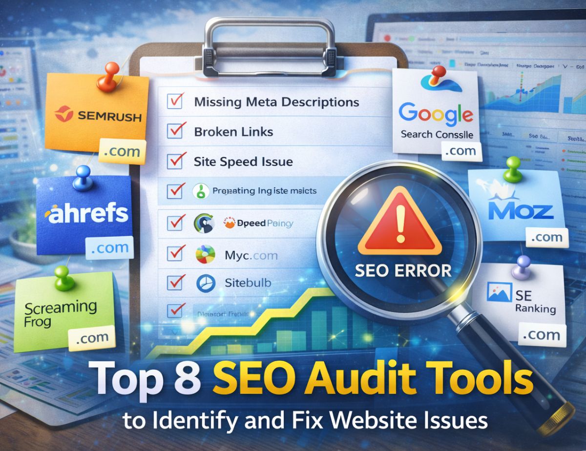Top 8 SEO Audit Tools to Identify and Fix Website Issues