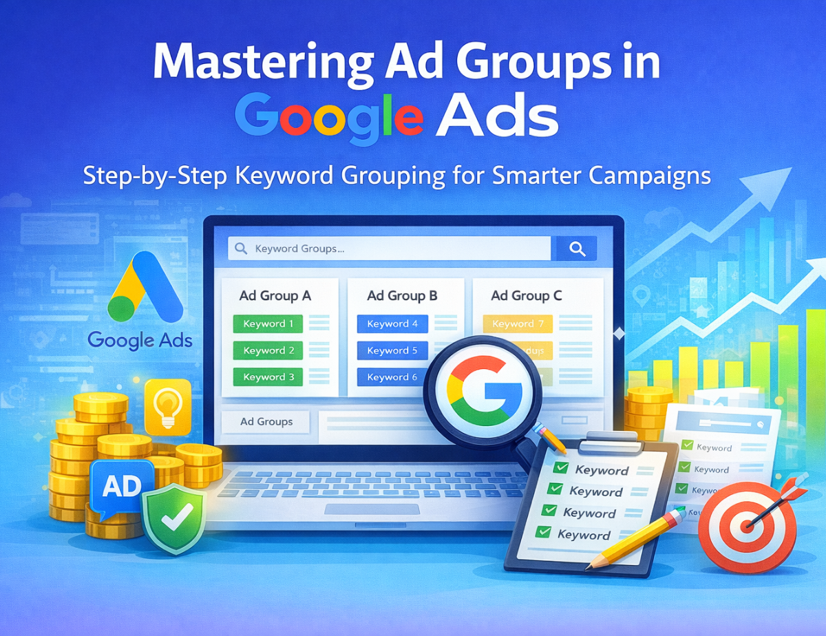 Mastering Ad Groups in Google Ads: Step-by-Step Keyword Grouping for Smarter Campaigns 2 Mastering ad groups in Google Ads