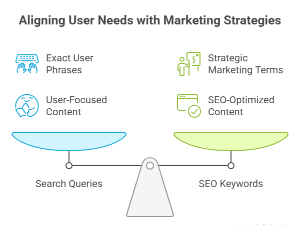 Search Queries vs. Keywords