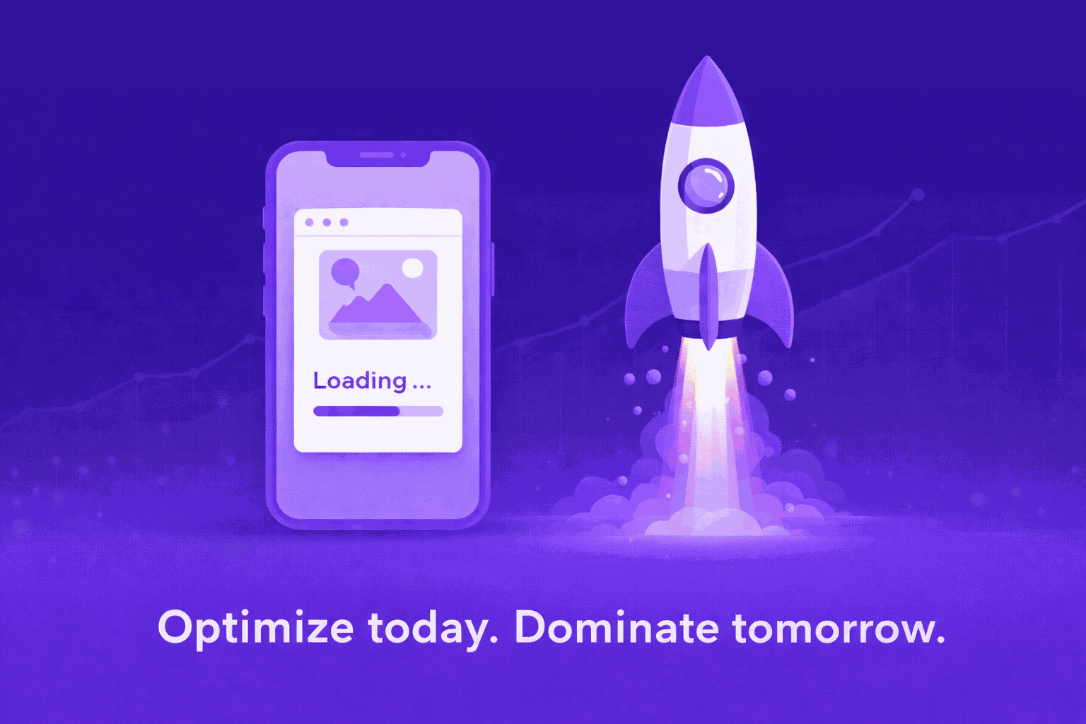 website speed optimization gradient